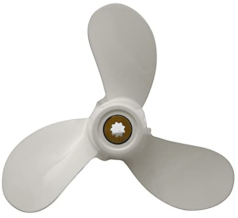 SLEIPNIR Propeller 7 1/4 x 5 1/2 für Yamaha Außenborder Schrauben 2 Pferdestärke Aluminium 9 Zähne OEM Nr.: 7.25 x 5.5
