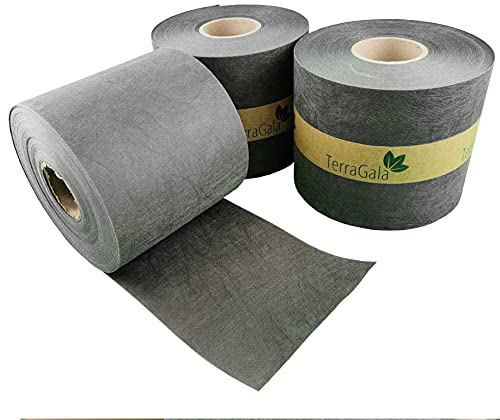 TerraGala Vlies - Sichtschutzstreifen anthrazit 19cm x 50m