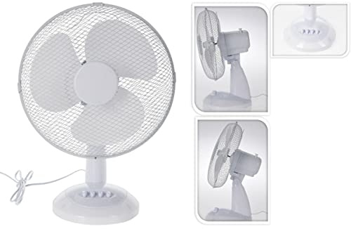 Excellent Electrics Ventilador de Sobremesa EL9000160 Blanco