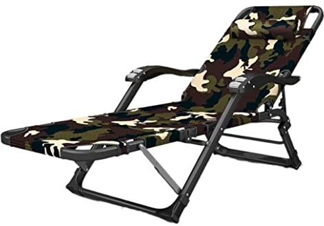 Camping-Stühle Campingstuhl Faltstuhl Tragbarer Sessel, Freizeitstuhl, Büro, Mittagspause, Schlafbett, Klappbar, Outdoor-Gartensitz, Multifunktions-Rückenlehne Klappstuhl Outdoorstuhl ( Color : Grün )