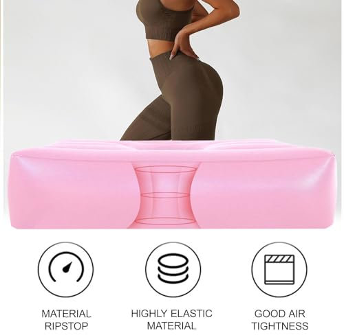 Generic Aufblasbare Bbl Matratze für die Erholung nach Operationen – brasilianisches Butt Lift Bett, wasserdichtes PVC, inklusive Inflator und Kissen – 45,9 × 53 cm, ideal zum Schlafen &