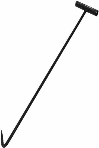 Durchmesser 12 mm Hochleistungshaken, Zementwerkzeuge, Federhaken, Schachthaken, T-förmiger Haken, Zughaken, T-förmiger Haken, Schachtdeckel-Hebewerkzeug, Fensterladen, Türen, Bewehrung ( Color : Styl