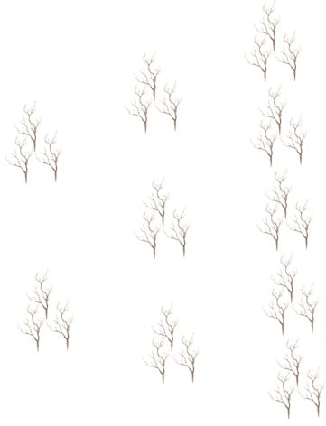 PRETYZOOM Dekoast Zweig 30 STK Künstlicher AST Geführte Birkenzweige Künstliche Äste Gefälschte Bäume Birkenzweige Zur Dekoration Baum Fogelschreker Mockin Kunstpflanze Blumenvasen Vasenzweig Coffee