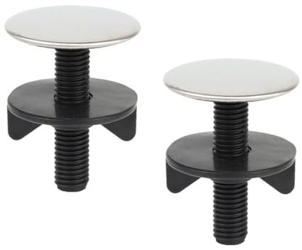 ZAAWUUT Paquete de 2 tapas para agujero de fregadero de grifo de cocina, tapón de placa de agujero de fregadero, tapa de agujero de encimera, tapones de fregadero de acero inoxidable para agujeros