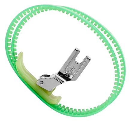 DIYEAH Dual Roller Sewing Machine Presser Foot with Satin Stitch Function Replaceable Professional Stitching Feet for Household and Portable Sewing Machines