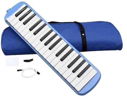Melodica Pianica Tube, 32 Tasten Melodica - Talk Box Instrument Air Piano Tastatur mit Doppelröhren | Talk Box Instrumentenmundstück, Safe Mouth Melodica, Orgel Melodica für Musikinstrumenten-Enthusia
