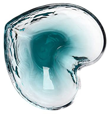 MAGICLULU Kristallklare Herzform Glasschale Dekorative Dessertschale Aus Hochwertigem Glas Vielseitige Servierschüssel Für Salat Snacks Und Süßigkeiten Bei Feierlichkeiten Und Alltag