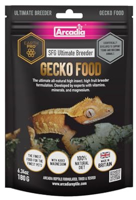 Arcadia EarthPro SFG Crested Gecko Food Magnesium Ultimate Breeder 180g