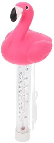 Kisangel 1 Stück Schwimmendes Wasserthermometer Pooltemperaturmessgerät Fischteich-temperaturmessgerät Sicher Für Jungen Und Mädchen Schnur Für Spas Aquarien