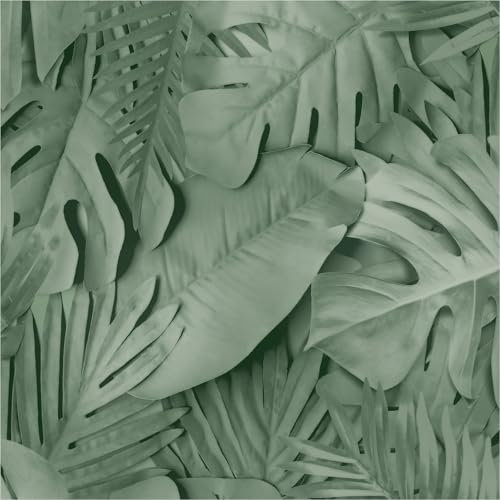 Ugépa Artifice M80004 Papier peint intissé Vert botanique/jungle 10,05 x 0,53 m