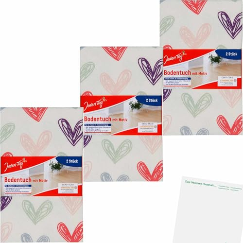 usy Bundle für Jeden Tag Vlies-Bodentücher 50x47cm 3er Pack (3x2Stk) Block