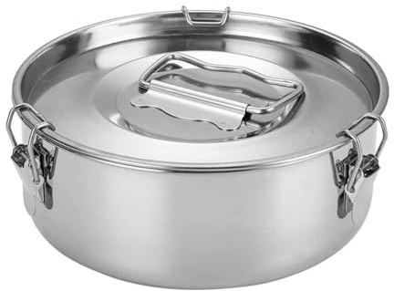 Moldes profesionales para flan con sellado y tapa, calentamiento uniforme para hornear, cocinar al vapor, multiusos, moldes esenciales de grado alimenticio para olla a presión