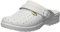 Scholl Clog Racy, Zoccoli Sanitari Medicali Unisex - Adulto, Bianco, 42 EU
