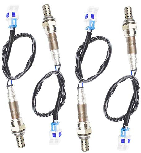 higherbro 4PCS Oxygen O2 Sensor for 2003 2004 2005 Chevrolet Chevy Silverado 1500 4.3L/4.8L Upstream + Downstream