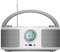 Reproductor de CD Portátil Boombox WTB-791 - MP3, USB, Radio FM, Entrada Auxiliar, Estéreo, Sistema Compacto CD-Boombox, Color Blanco