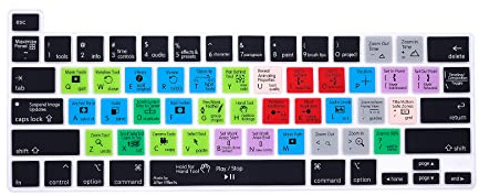 MiNGFi After Effects Silikon tangentbordsskydd för MacBook Pro 16 M1 (2019+) MacBook Pro 13 (2020+) model A2338 A2289 A2251 A2141 US/ANSI tangentbordslayouten