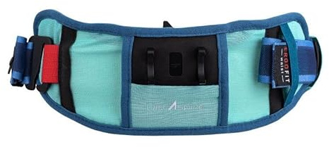 'UltrAspire Lumen Ally Waist Belt (Light NOT Included) - Burgundy/Cherry Tomato, Universal (28''- 40'')'