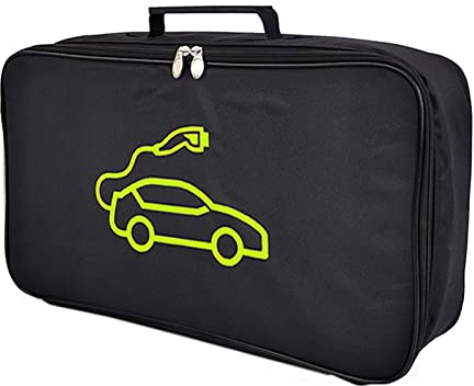 Car Charging Cable Bag, Electric Vehicle Charging Cable Storage Carry Bag, Flame Retardant Waterproof, Portable Tidy Storage Bag for EV Charging Cables Cables Gardening Equipment Hose Pipe Tool
