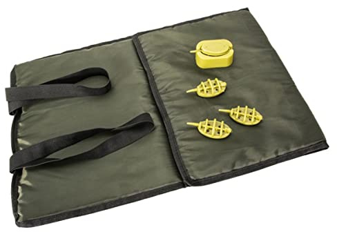 Dasertoe Karpfenangeln, schnell zusammenklappbar, Abhakmatte, faltbare Angelmatte + europäischer Typ, Nestschläger-Set, faltbare Karpfenangelmatte