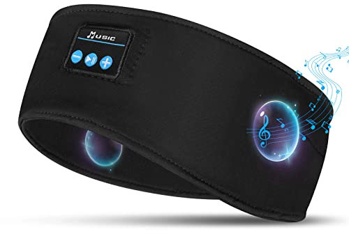 Flintronic Sleep Headphones, Headband Sports Headphones, Bluetooth Wireless Sleep Earphone with Ultra-Thin HD Stereo Speakers, Suitable for Sports/Side Sleep/Yoga/Fitness/Relaxation-Ideal Gifts