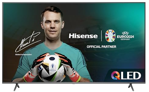 Hisense 75E7NQ Pro - QLED Gaming TV, 75 Pulgadas Televisor, VRR 144Hz HSR 240 fps, AMD Freesync Premium Pro, Barra de Juegos, Solución HDR Total, Dolby Vision IQ & Dolby Atmos (Nuevo 2024)