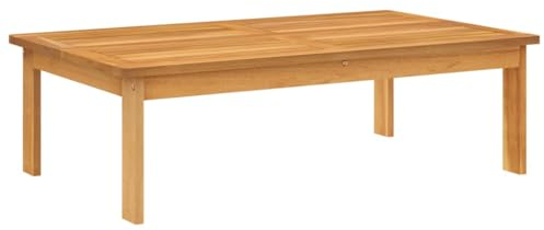 vidaXL Mesa de jardín 100 x 60 cm de madera maciza de acacia