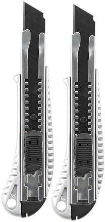 2 Stück Cuttermesser Abbrechklingenmesser Teppichmesser 18mm