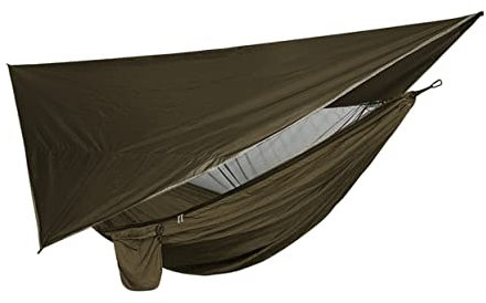 NULYLU Outdoor-hängematte Mit Baldachin Zelt Wasserdichtes Sonnenschirm-Set Polyester Mit Silberbeschichteter Innenseite Für Camping Wandern Bergsteigen