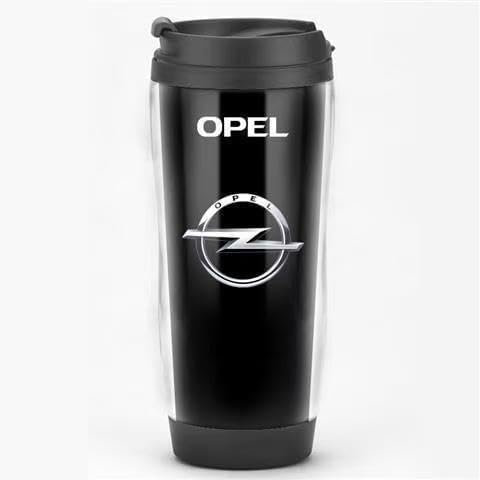 ZTLQ Auto Mug Isotherme pour Opel Insignia Sports Tourer 2020-2024,304 Acier Inoxydable Thé Lait Café Mug to-go Thermos Tasse de Voyage étanche Gobelets Cadeau Emblème,C