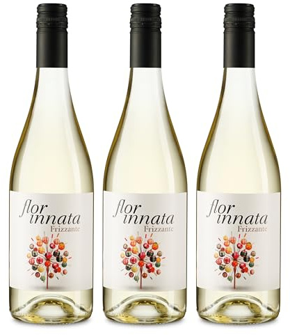 Frizzante 5.5 Flor Innata – Vino Blanco Espumoso Suave de Verdejo & Gewürztraminer – Pack 3 Botellas (3x75 cl) – Burbuja Fina, Graduación Baja, Ideal para Brindar sin Complicaciones