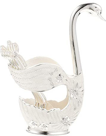 VINTORKY Stilvolle Dessertlöffel 1 Set Metalllöffelhalter Für Kuchen Kaffee