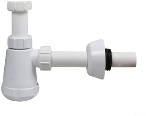 Siphon pratique pour lavabo avec prévention des odeurs et options d'installation flexibles