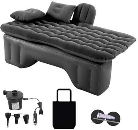 Colchón de aire de automóvil, colchón de automóvil inflable,Catchón de campamento de viajes - Cama para dormir para automóviles multifuncionales, cama de colchón de aire reutilizable para casa, estudi