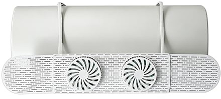 Deflector de aire acondicionado universal | plástico ajustable para aire acondicionado montado en la pared