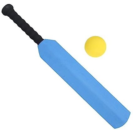 MFMEXUL Bate de, Juguetes Deportivos, Juegos Familiares, Ayuda de Entrenamiento de Espuma EVA, Juego de, para Jugar en Interiores Y, Azul