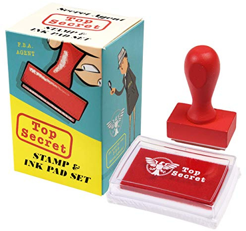 Rex London - Stempelset 'Geheimagent' - Rechteckig - Gummi, Kunststoff - Gummistempel