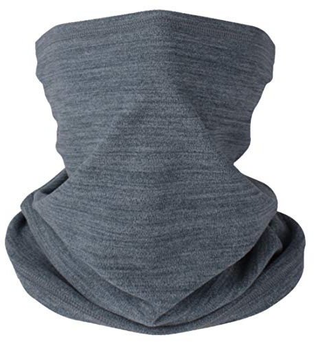 HEGCOIIE Winter Loop Schal Herren & Damen，Fleece Schlauchschal Halswärmer Halstuch Winddicht Ski Maske Warmer für Outdoor Skifahren Motorrad Laufen Radfahren