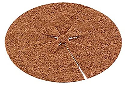 Coconut Mulch Cover Mulch Disc Plant Cover Coir Mat, for Gardening Mulch Disks Mulching (Size : 40cm)