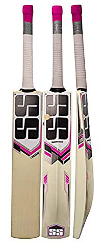 Ss Ikon Kw Bat N. 2, Pipistrello da Cricket in Salice, Kashmir, Taglia: 2, Palla in Pelle