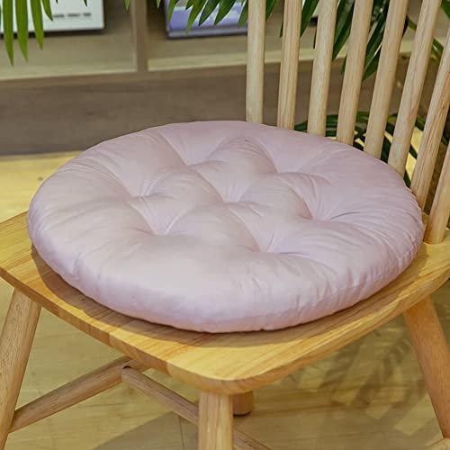 Zoomlie Rundes Sitzkissen 2/4/8 Stück Sitzpolster für Esszimmerstühle 45 * 45 cm Garten Küche Büro Sitzpolster Indoor Outdoor Verstärkung Nähen Anti-Rutsch Nicht verformbares Kissen
