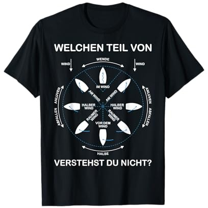 Manöverkreis Segeln | Lustiges Boot, Schiff & Yacht T-Shirt