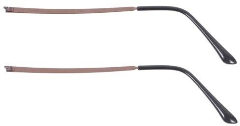 iplusmile 1 Paar Kaffee-Endteile Herren-Arm Mode Brille Bügel Beine Brillen Schlupf Ohr Leserahmen Beine Arm Sonnen Dünne Damen Universal Bügel