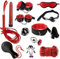 RILOOP Đìldø 12Pcs Set Juguetes Erótîcôṡ para Parejas Pack Hombres Juegôs Bǒǹdâgê Kît Ṣȅxô Pareja Placer Mujeres Tobillo B`D`S`M Juguetes Êróticôs para Adultôs Aprovechar Ropa