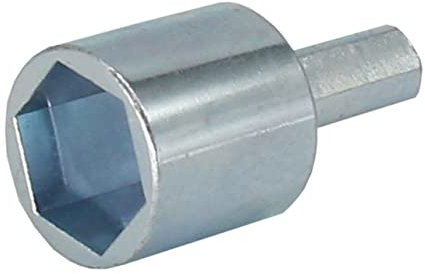 Gatuida Leveling Jack Adapter Sechskant Stecknuss Aus Verchromtem Carbonstahl Für Bohrmaschine Zeitsparend Für Scherenwagenheber Hebevorgang Kompakt Und Langlebig Passend Für Elektrobohrer