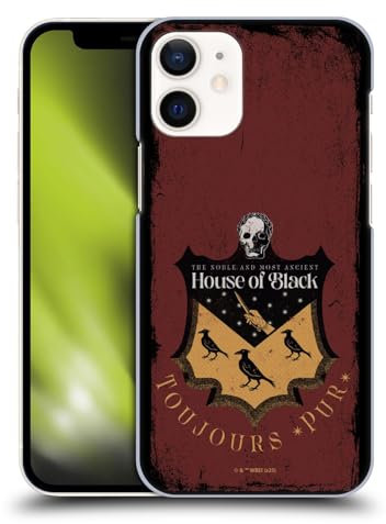 Head Case Designs Officially Licensed Harry Potter House Of Black Dementors Kiss Hard Back Case Compatible With Apple iPhone 12 Mini