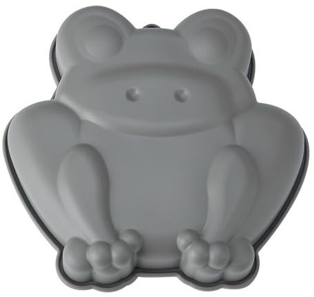 XBHGSY Silikonform 2 Stücke Frosch Geformt Silikon Kuchen Form Backen 7,5 Zoll Kuchen