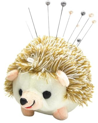 Zasdvn Nähnadelkissen, Igelförmiges Nadelkissen, Nähset, Igelform, Bastelnadelkissen, Igel-Nähnadelkissen, ergonomisches Nadelkissen mit Handschlaufe, gestepptes Nadelkissen