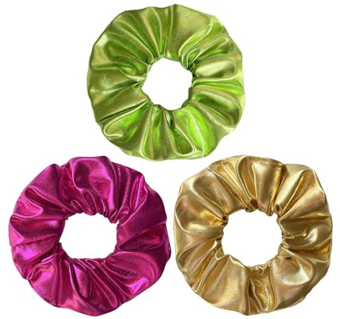 Confezione Da 3 Elastici Per Capelli Al Laser, Corde Per Capelli Semplici E Alla Moda, Elastici Per Capelli In Tinta Unita Per Donna, Accessori Per Capelli