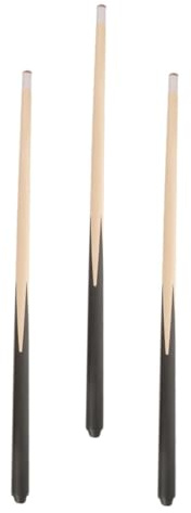 IMIKEYA Kleiner Billardqueue 48cm Für Kinder 3 Stück Hartholz Queue Glatte Oberfläche Leichtes Kleiner Queue Für Poolspiel Übung Und Familienspiele
