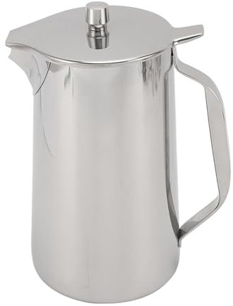 Acero Inoxidable Agua Fría CARAFE 1.8L Acero Inoxidable -Jarra de Agua con Tapa, Jarra de Agua Fría para Agua, Jugo, té